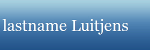 lastname Luitjens